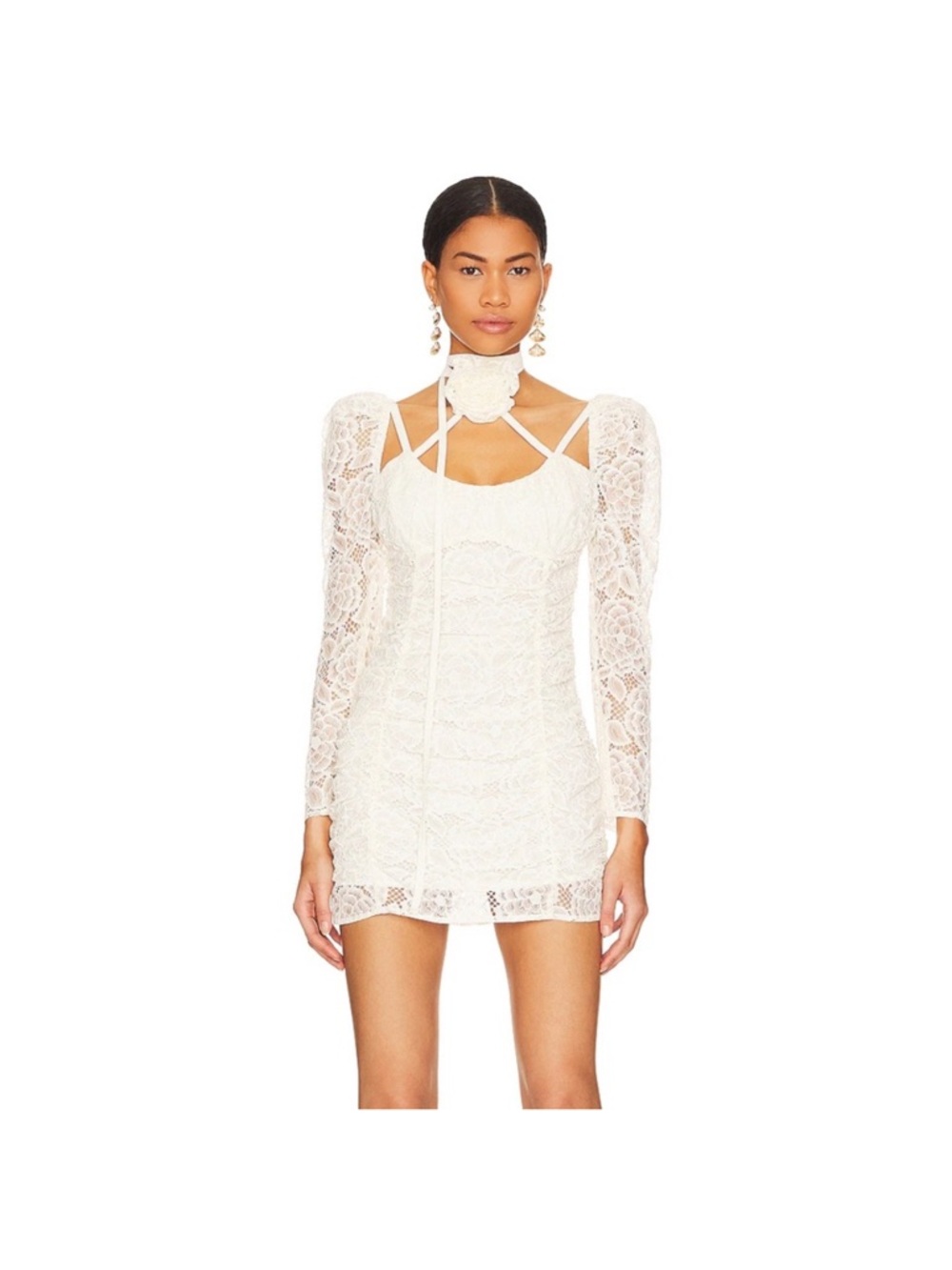 For Love And Lemons White Belladonna dress